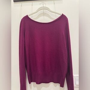 Lilly Pulitzer Cashmere Sweater with Gold Button Accent.